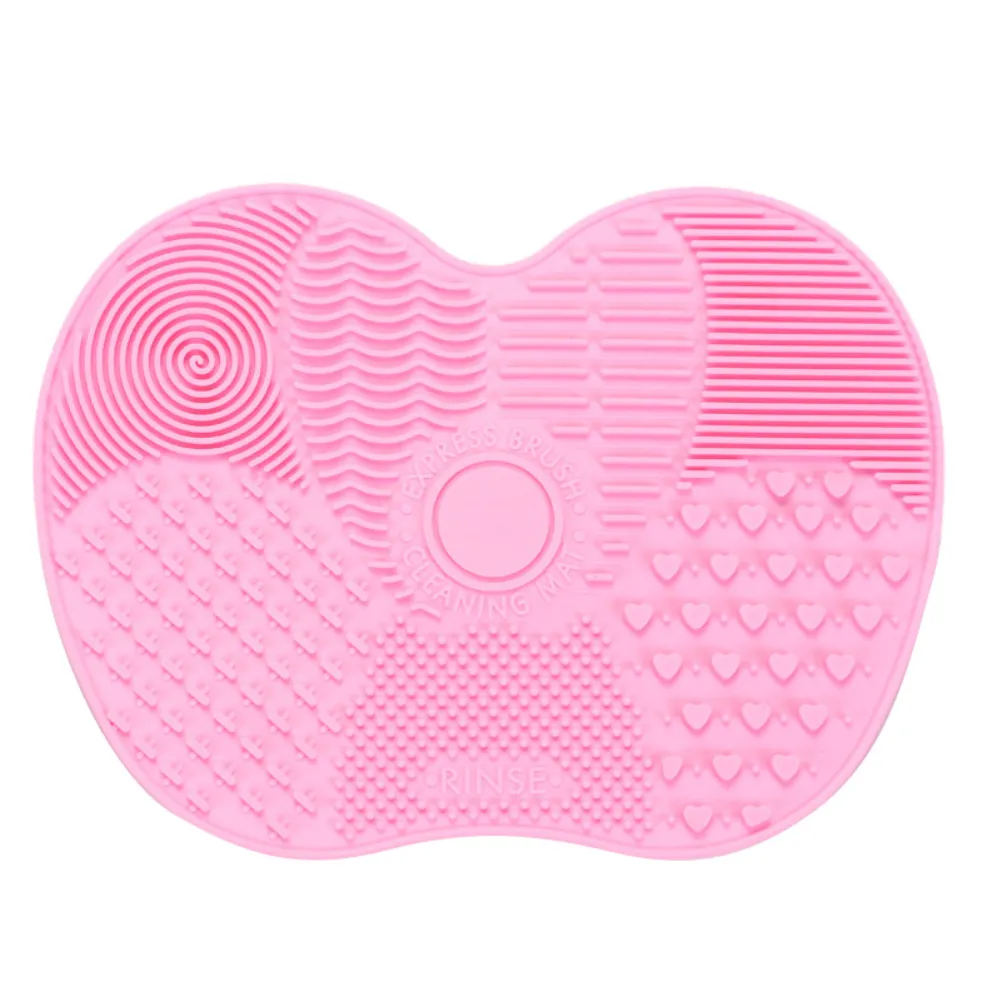 1 pièces tampon de nettoyage de brosse de maquillage en Silicone brosse de lavage de maquillage tapis de nettoyage de Gel outil à main fond de teint brosse de maquillage planche à récurer 1368659