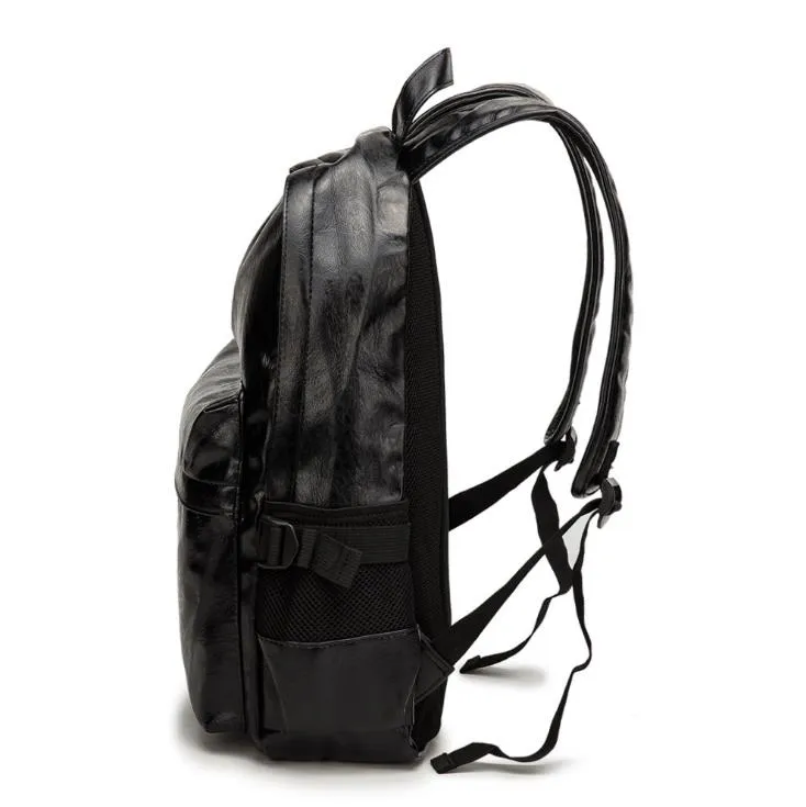 Mens Female Backpack Brand Double Shoulder Bags Male School Bags Leather Shoulder Bag202y