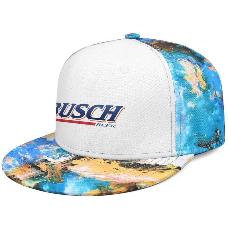 Busch Light Logo Унисекс Бейсболка с плоскими полями Дизайнерские модные шляпы дальнобойщика Легкий логотип Beer Addicted Will Camp9354084
