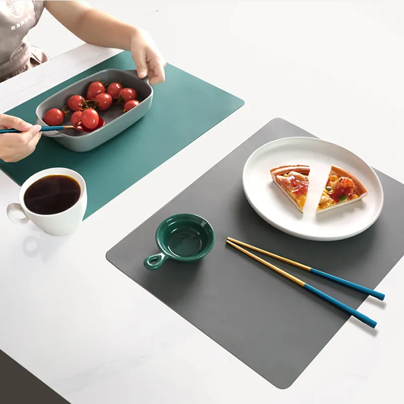 NEW Silicone Mat Square Waterproof Placemat Table Mat Heat Insulation Anti-skidding Washable Durable For Kitchen Dining