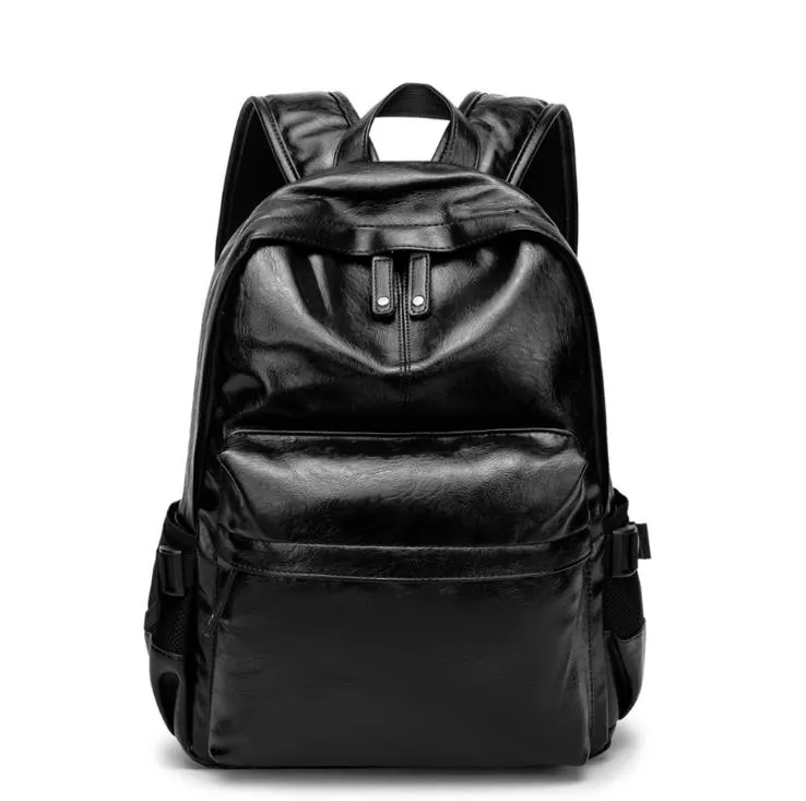 Mens Female Backpack Brand Double Shoulder Bags Male School Bags Leather Shoulder Bag3260