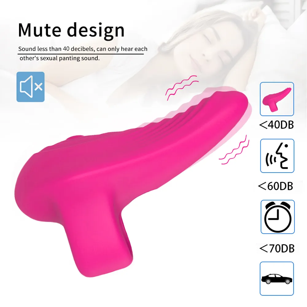 Vagina Touch Vinger Vibrator Vrouwen Clitoris G Spot Stimulator Vibrator Sex Paar Vrouwelijke Masturbator Volwassenen Toys5737415