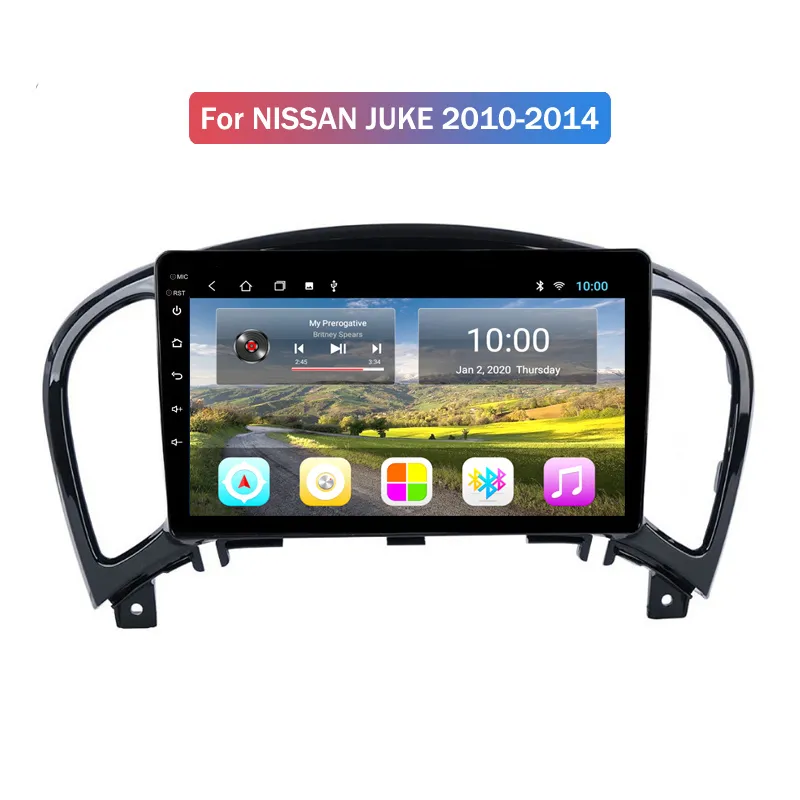 Autoradio Android pour NISSAN JUKE 2010-2014 lecteur DVD multimédia système de navigation GPS