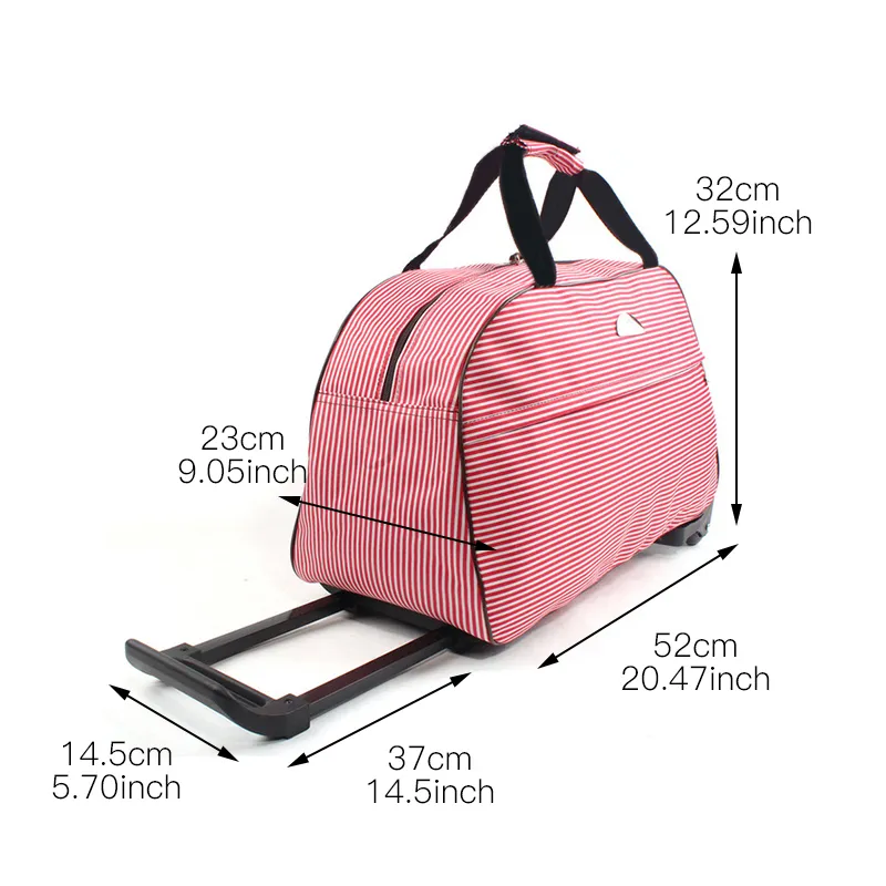 JULY'S SONG oxford Rolling Luggage Bag Travel Suitcase With Wheels Trolley Luggage For Men/Women Carry On Travel Bags CX200718