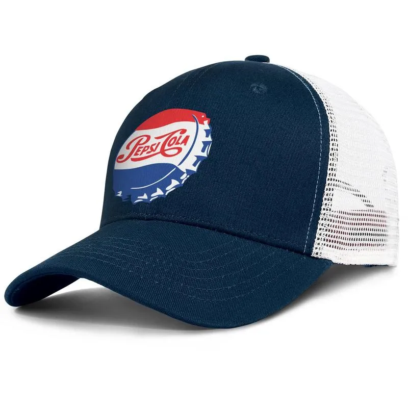 Pepsi Cola Blue and White Mens and Womens Регулируемая грузовик Meshcap Designer Fashion Baseball милый уникальный бейсбол - Home Die335G