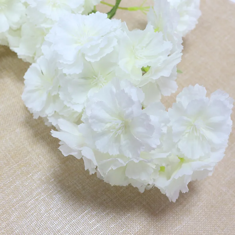 100 cm Fiori di seta Lungo-pesca Sakura Fiore artificiale Rosa Decorazione di nozze Ramo di fiori di ciliegio la decorazione domestica di nozze Arch12617