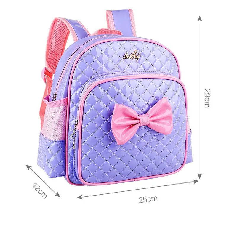 2-7 anni Ragazze Scuola materna Bambini Zaino Principessa Rosa Cartone animato Zaino Neonate Borse da scuola Bambini Cartella Zaino bambini 2193J