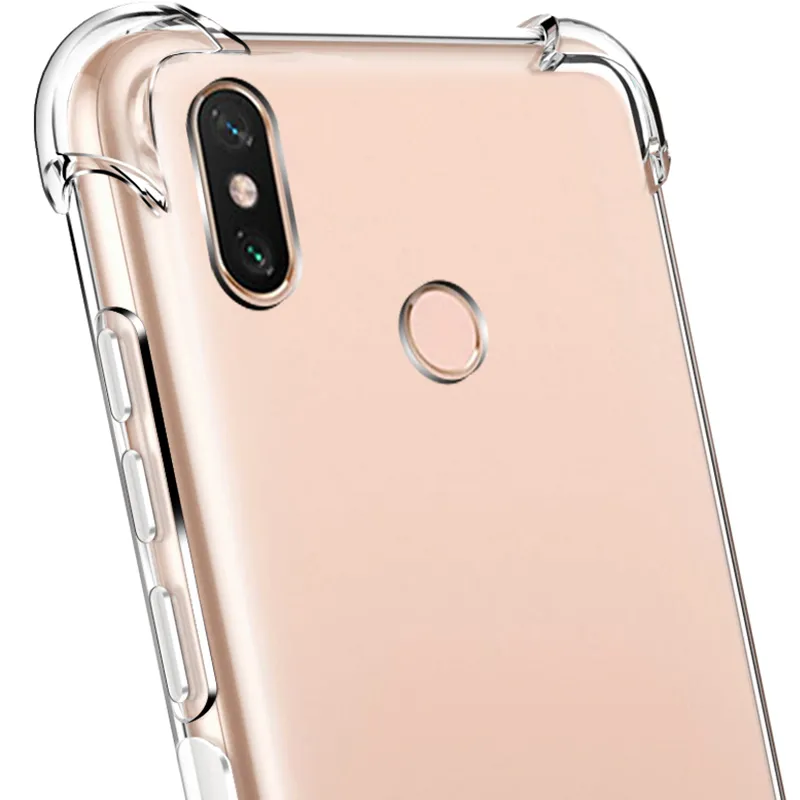 Şeffaf Telefon Kılıfı Için iphone 11 Pro Max XS XR X Samsung Note 10 S10 S20 Için Anti-Knock TPU Koruyucu Darbeye Dayanıklı Temizle Kapak