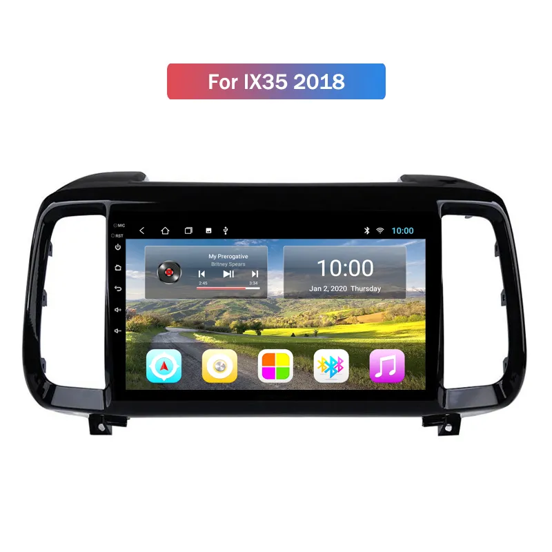 Videoradio auto Android con touch screen completo da 9 pollici navigazione GPS HYUNDAI IX35-2018 Wifi HD