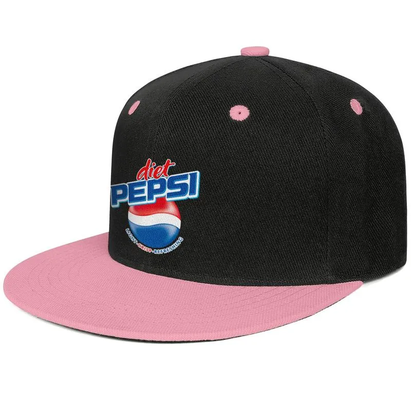 Pepsi dikey unisex düz brim beyzbol şapkası boş gençlik kamyoncu şapkaları diyet diyeti icecold pepsicola vintage of greenville cola logo cry115678146