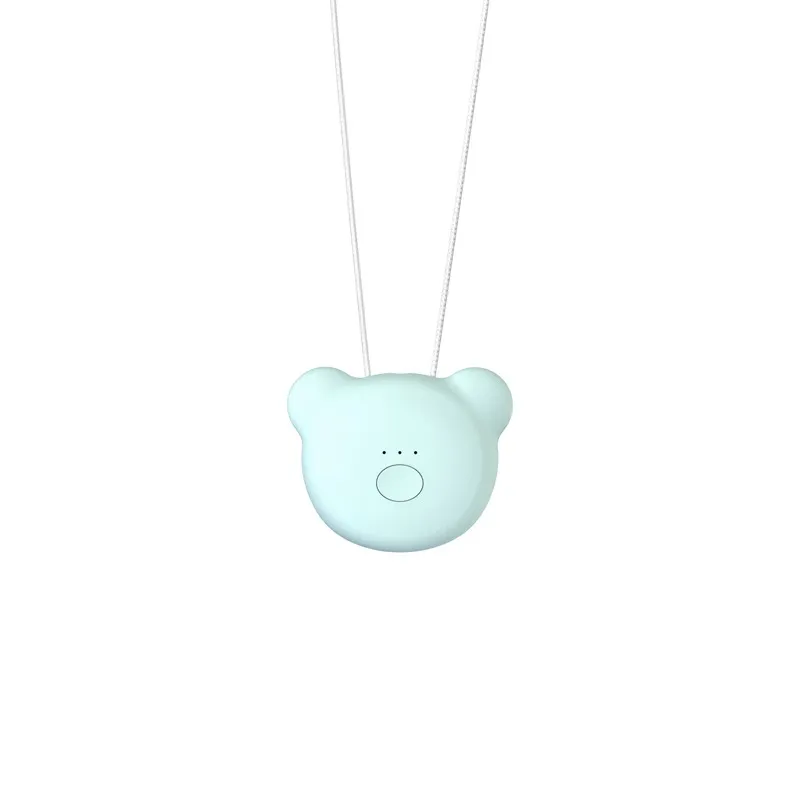 Симпатичный мультфильм носимый очиститель воздуха для детей детского ожерелья мини -портативный USB