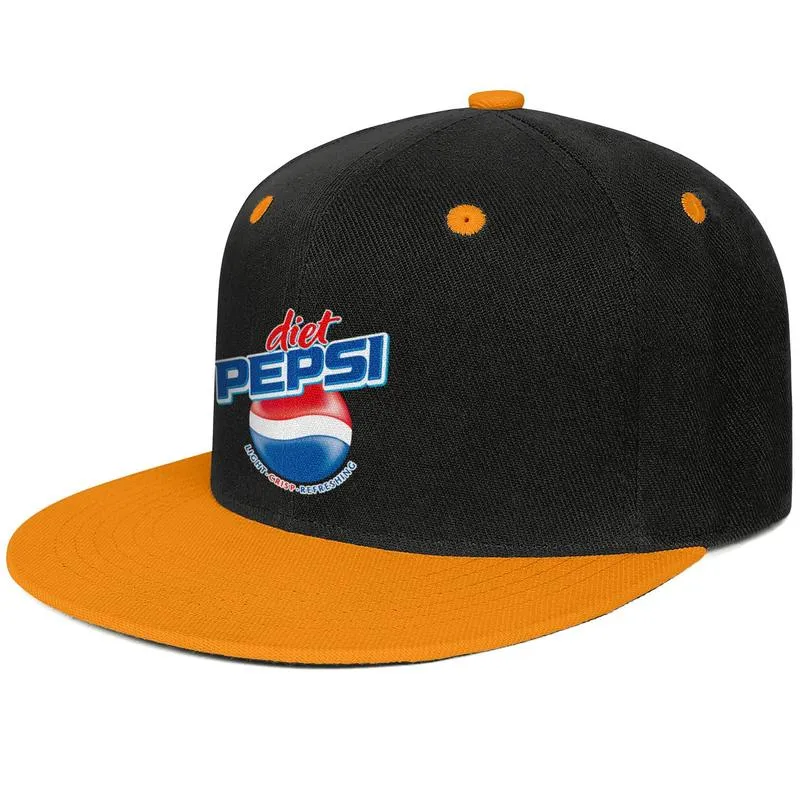Pepsi Verticale Unisex Flat Brim Baseball Cap Blank Youth Trucker Hats dieet ijskoud PepsiCola vintage van Greenville Cola logo Cry112224736