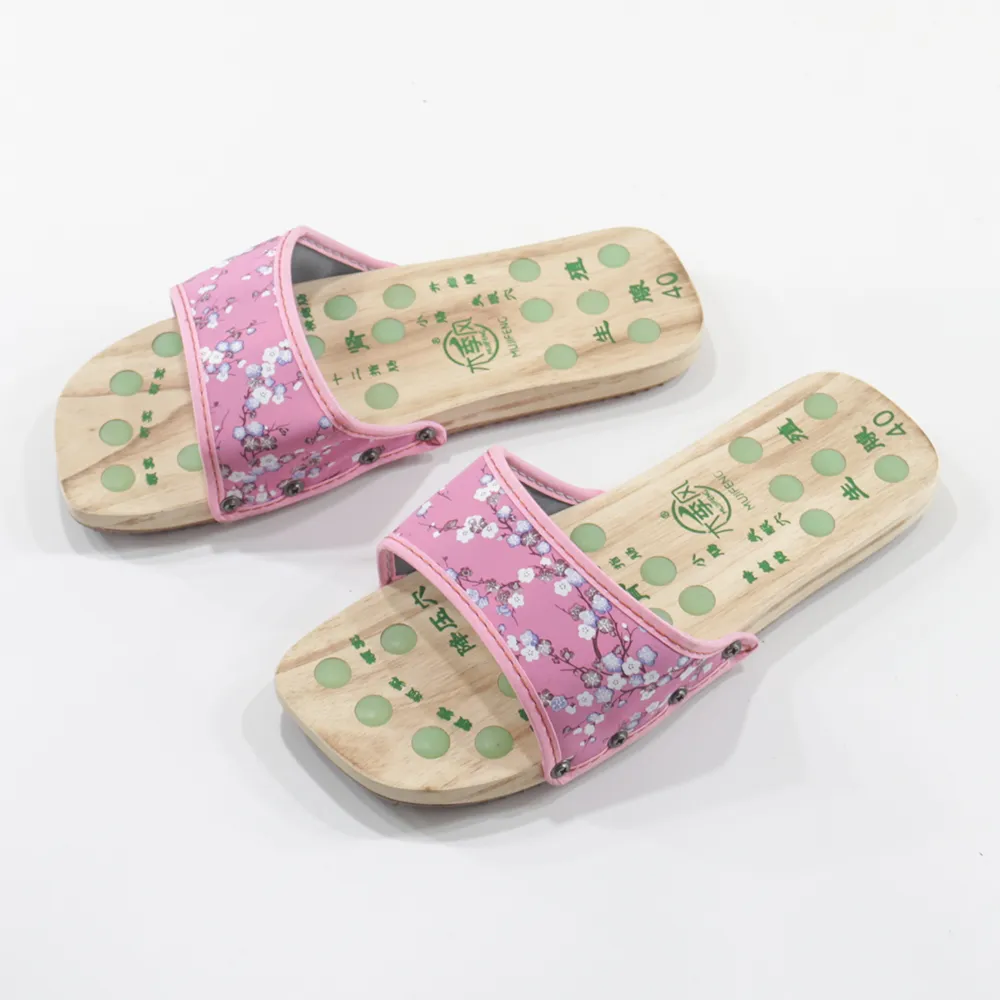 Sandales Geta japonaises salle de bain sandales d'été hommes anti-dérapant chaussures plates en bois sabots pantoufles tongs sans laque