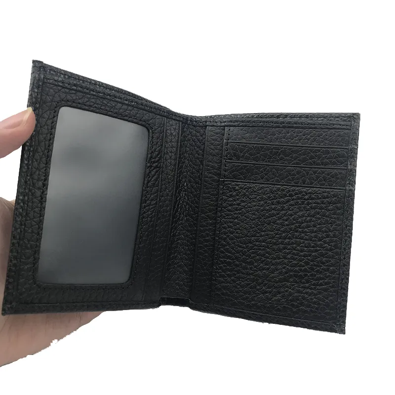 Portacarte di marca di lusso da uomo portafoglio di credito borsa di design tasca in pelle clip contanti portafoglio portamonete da lavoro thin232K