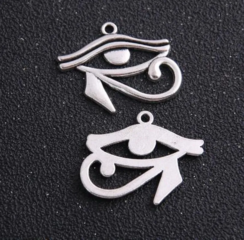 26 32 mm dwa kolor Rah Egypt Eye of Horus Egyptian Charms Wiselds do naszyjnika bransoletki biżuterii Making215x