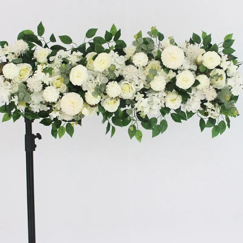 50cm 100cm DIY bruiloft bloem wandarrangement levert zijden pioenen roos kunstmatige260U