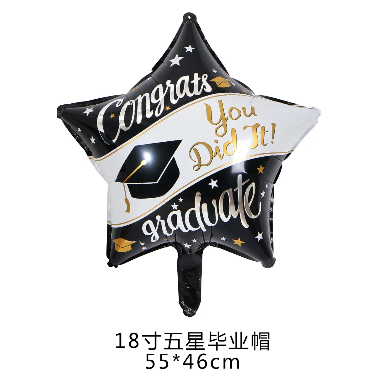 Félicitations Grad Balloons Graduation 2020 Ballons en feuille de graduation Globos Back to School Decorations Birthday Party260s