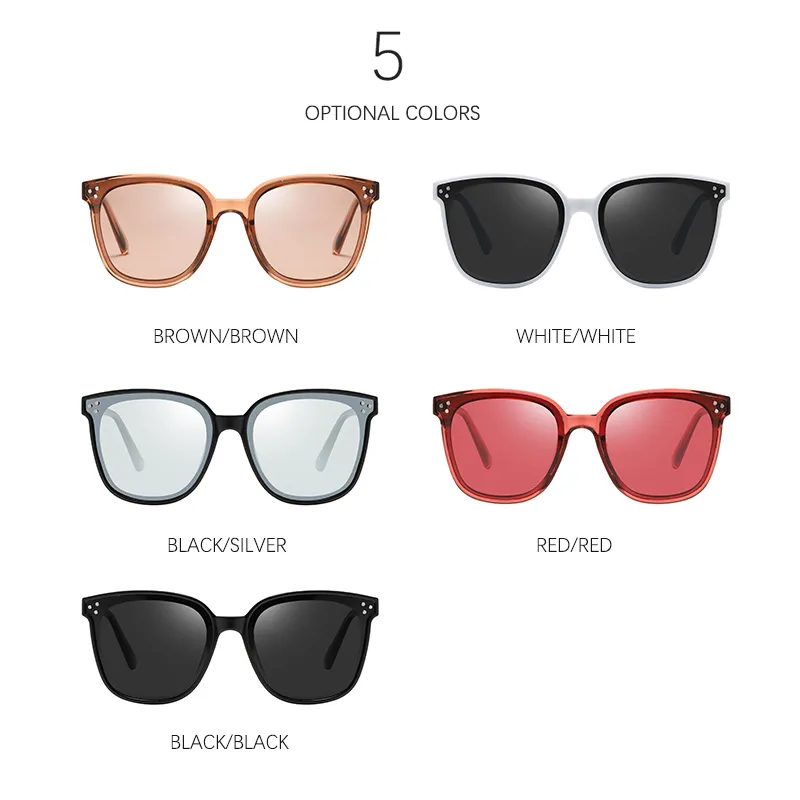 Joymood Designer نظارة شمسية نساء 2020 نظارات عالية الحجم عالية الجودة من الأزياء ذات الجودة العالية نظارات شمس مربعة للنساء UV4002558