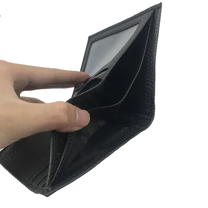 Portacarte di marca di lusso da uomo portafoglio di credito borsa di design tasca in pelle clip contanti portafoglio portamonete da lavoro thin232K