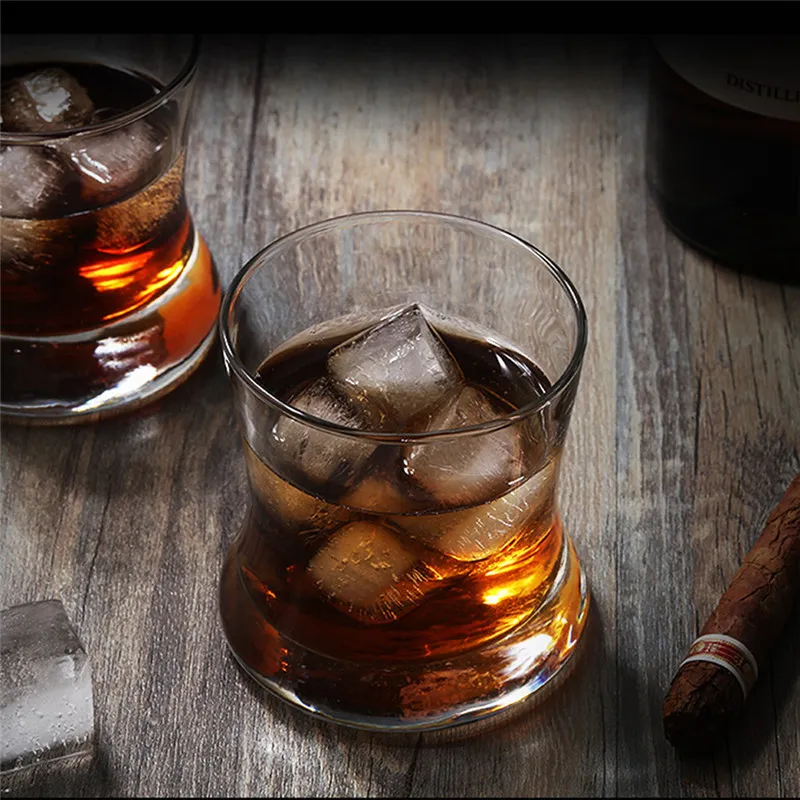 Verre à whisky Bourbon en cristal au plomb, tasse à spiritueux blancs, tasses à Scotch, tasse à vin, Bar à domicile, verres 297F, 1 pièce