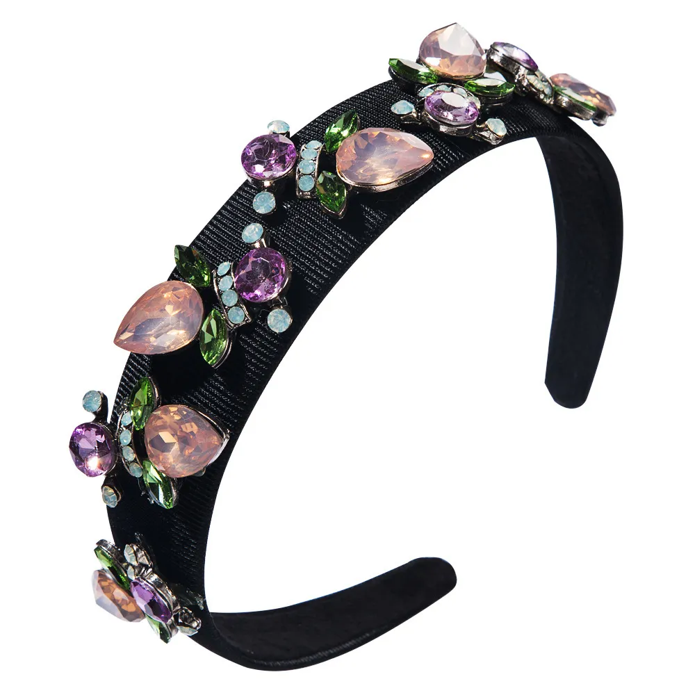 Barockes Wind-Haarband, weibliche Blumenfee, MORI-Serie, breites Stirnband4189258