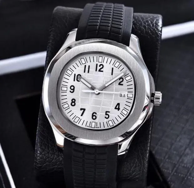 8 tipos de relógios de pulso Aquanaut movimento automático aço inoxidável pulseira de borracha confortável fecho original relógio masculino watch305I