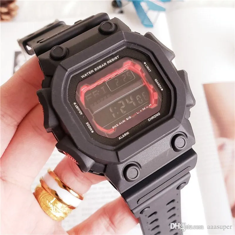 2022 New Sport watch GX56 auto light Led WATCH Waterproof Chronograph Solar energywatch Rubber strap283x