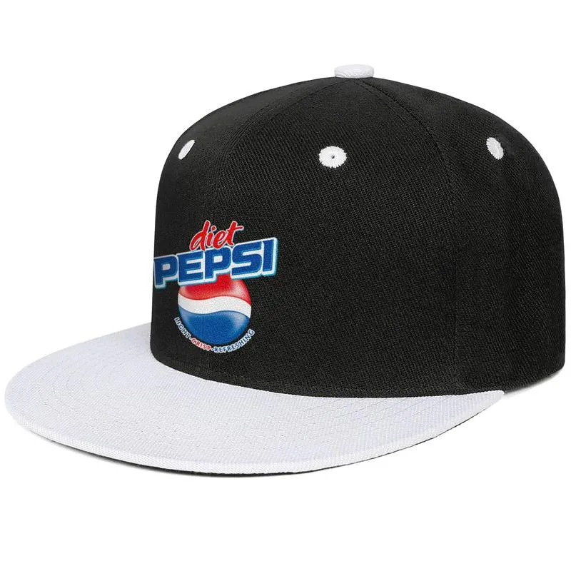 Pepsi dikey unisex düz brim beyzbol şapkası boş gençlik kamyoncu şapkaları diyet diyeti icecold pepsicola vintage of greenville cola logo cry115678146