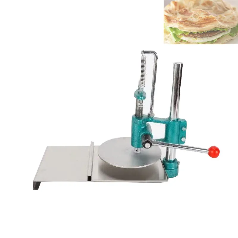 가정 피자 반죽 수동 생과자 프레스 머신 매뉴얼 파이 및 페이스트리 빵 껍질 프레스 머신 고기 반죽 압박 기계 332Q