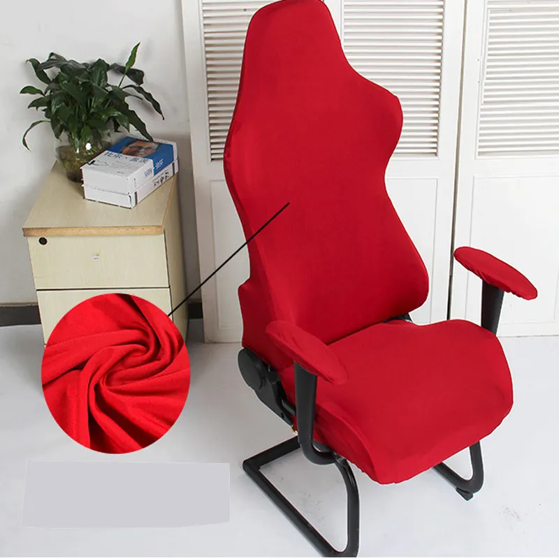 Gaming Stoelhoes Spandex Bureaustoelhoes Elastische Fauteuil Stoelhoezen voor Computerstoelen Kussenovertrekken house de chaise Y9690441