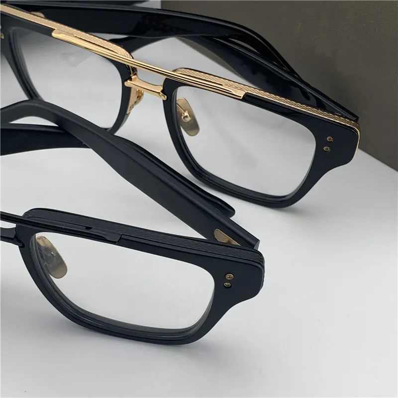 Vintage Brand Designer Mens Eyeglasses Fashion Eye Transparent Glasses Clear Lentes Myopia Prescription Optical Spectacle Frames W232O