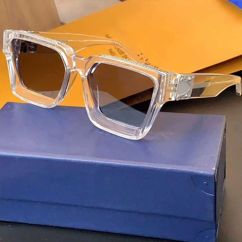 1165 Вт, солнцезащитные очки в прозрачной цветной оправе, солнцезащитные очки-миллионеры, мужские очки в квадратной оправе, золотые декоративные очки, дужки без 322 Вт