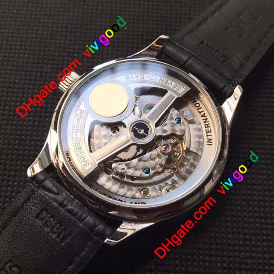 Wysokiej jakości luksusowe mężczyzn zegarek automatyczne mechaniczne rezerwę mocy zegarek skórzany zegarek rekrea durving sportowy fashi260b