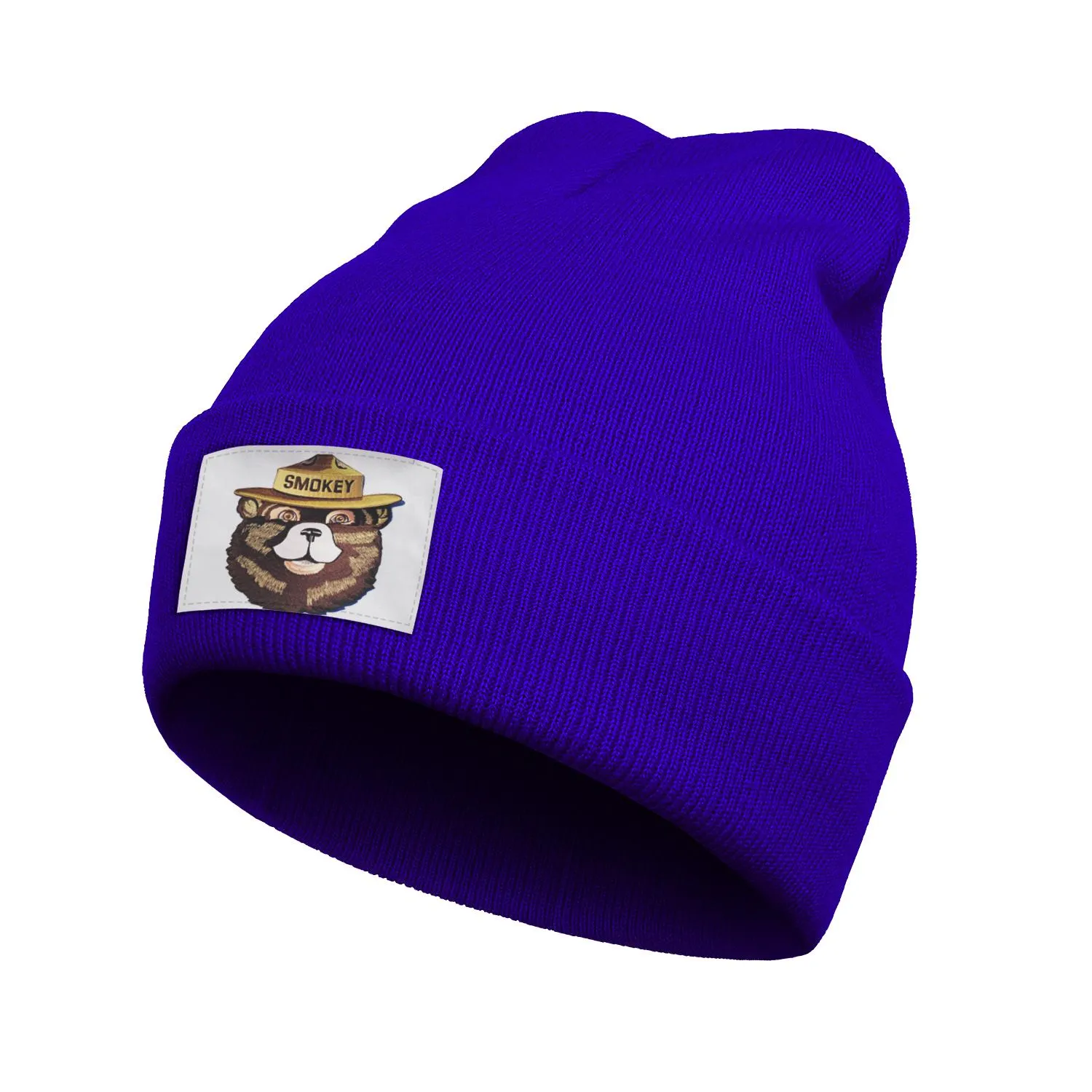 Moda Smokey Ayı Baskı Logosu Kış Kayak Beanie Şapkaları Vintage Smokey Bear Wildfire Sticker Decal48706467382634