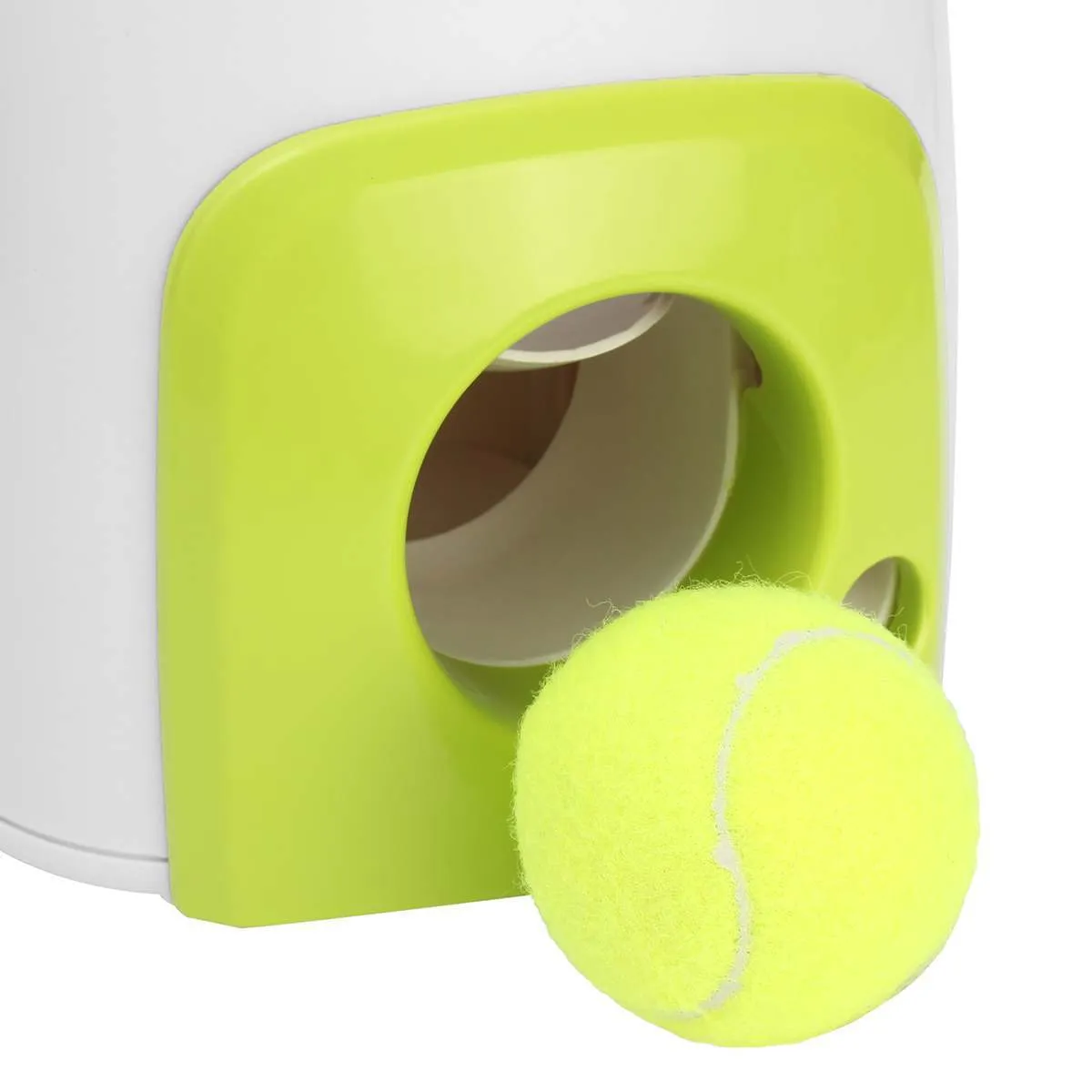Hämta N Treat Dog Interactive Toys Cat Pet Tennis Ball Automatic Dispenser Play Training Toys Pet Funny Reward Launcher Trainer Y27896731