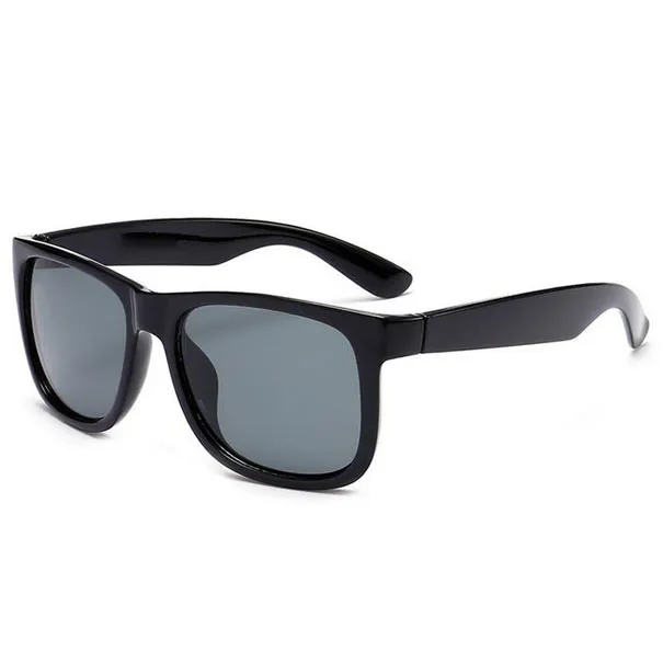 Модные женские и мужские солнцезащитные очки в стиле ретро, солнцезащитные очки для вождения, защита от ультрафиолета, матовые черные солнцезащитные очки в оправе для унисекс с футлярами B299D