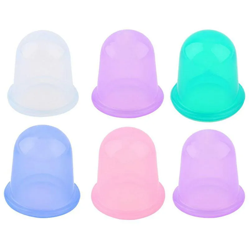 DHL-Body Silicone Vacuum Silicone Bidon Massage Dispositifs Coupe-vent Coupe Aspiration Douleur Soulagement Anti-Cellulite Minceur Massage Coupes 4.9