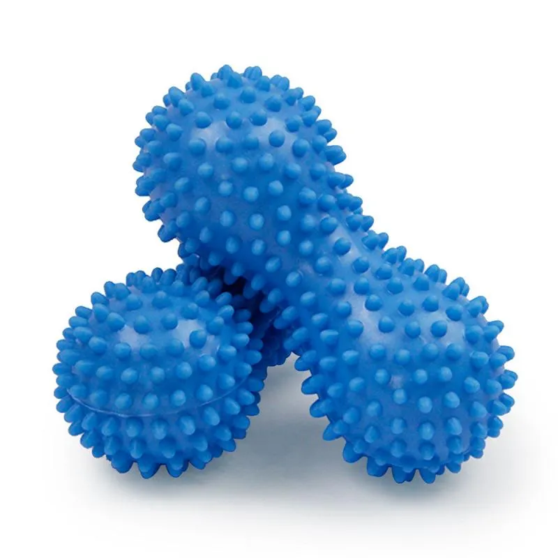 Peanut Spiky Massage Ball Roller Reflexología Muscle Gatger Punto Terapia Dolor Alivio de estrés Relájate Fitness de yoga Bola4038730