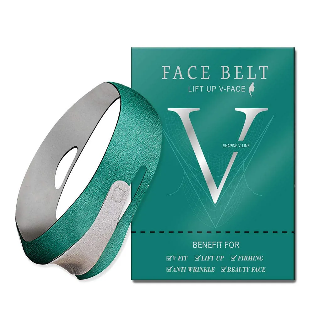 Ansiktslimning rem dubbel hak reducer V -linje ansiktslyftbälte för att förbättra sagging hud anti rynka och stärka hud2390766