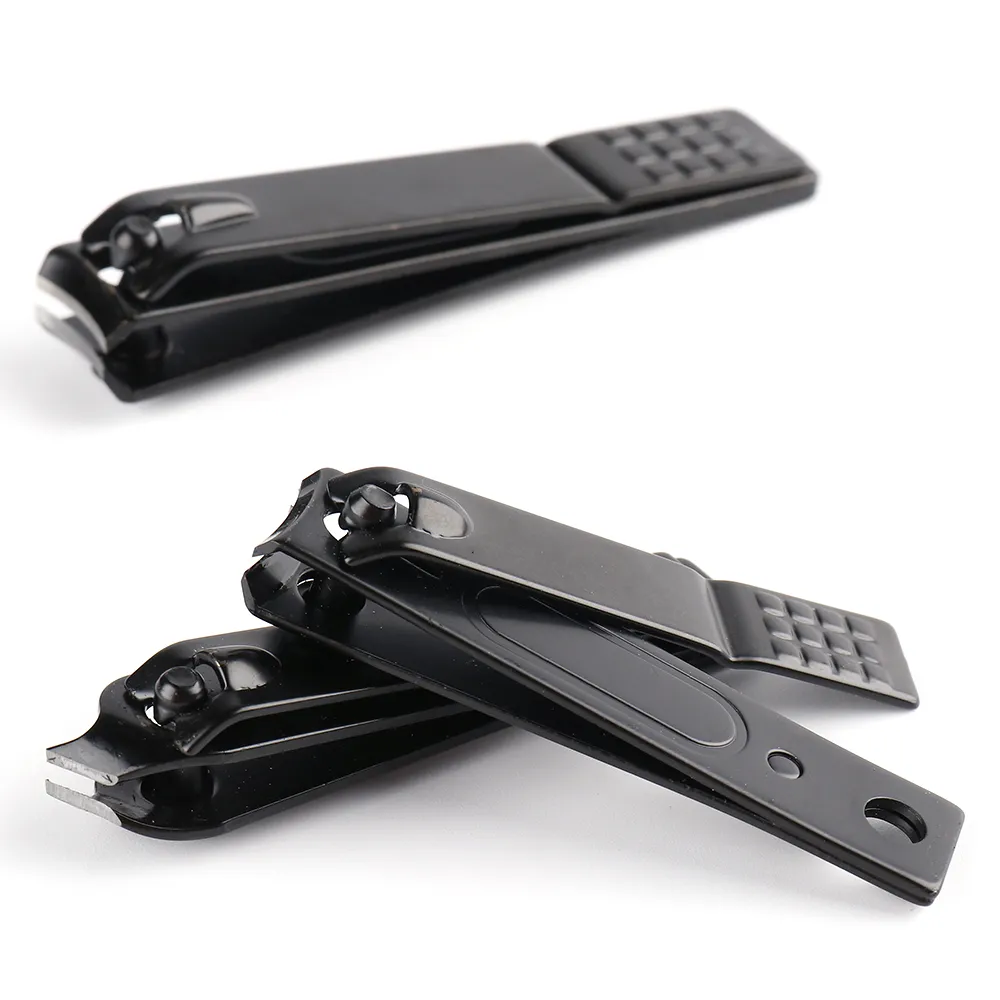 Black Nipper Calter Set set opaco in acciaio inossidabile incolla unghie Clipping Professional Giorni di manicure Strumenti di manicure2178625