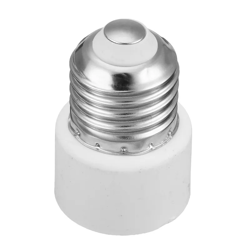 E27 BASE LAMP HOLDER BULB Adapter Converter tills US-kontakt 2 Hål Flatuttag för hemluorescerande LED-lampor Konvertering AC220V
