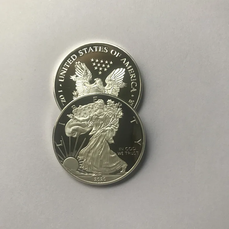 non magnetic statue 1oz silver plated 40 mm commemorative american decoration non currency collectible coin3122351