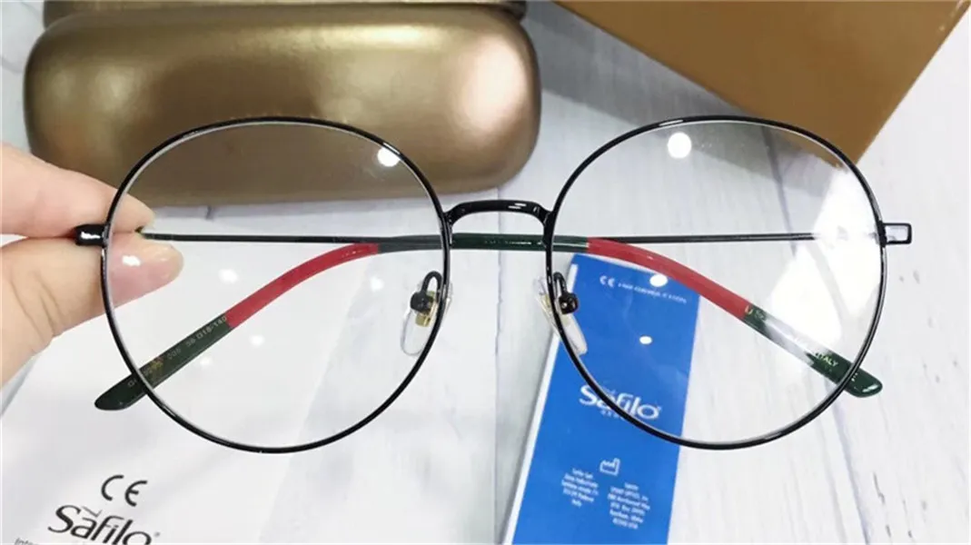 New fashion design Optical prescription glasses 0529 round frame popular style top quality selling HD clear lens2603