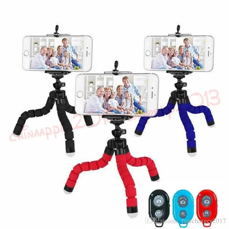 phone holder Tripod Phone Holder Universal Stand Bracket For Cell Phone Car Camera Selfie Monopod with Bluetooth Remote Shutter