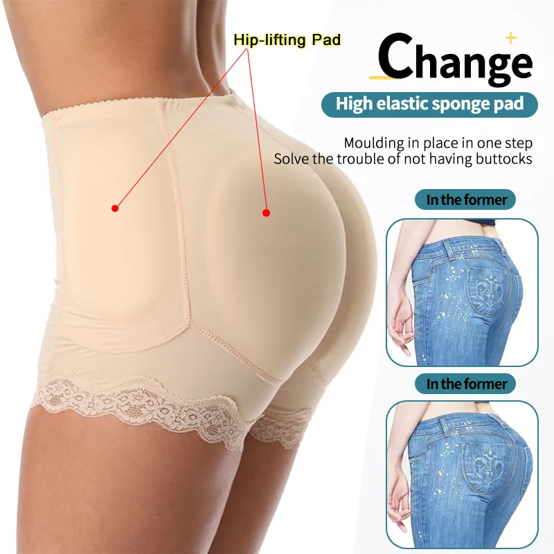 Sexy Women Pads Enhancers Fake Ass Hip Butt Lifter Shapers Control Panties Padded Slimming Underwear Enhancer hip pads Pant Y200710