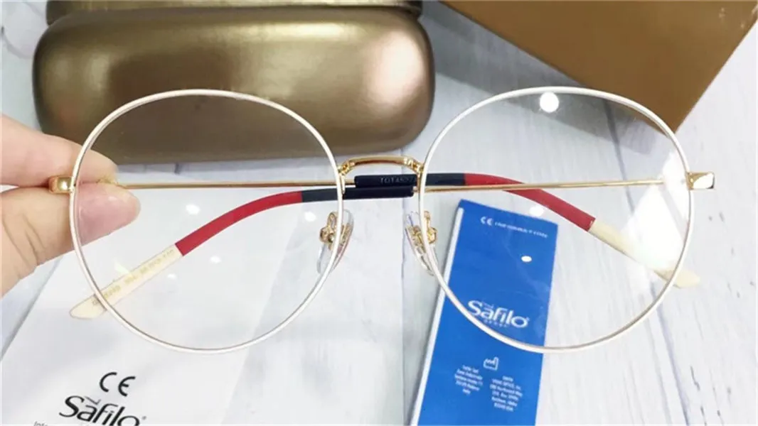 New fashion design Optical prescription glasses 0529 round frame popular style top quality selling HD clear lens2603