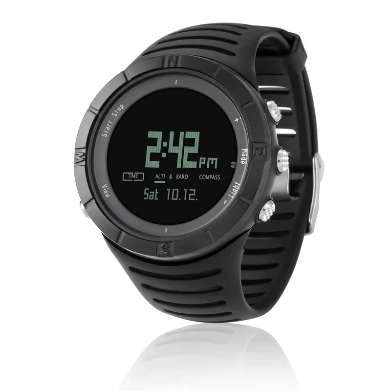 NORTH EDGE Men's sport Digital watch Hours Running Swimming sports watches Altimeter Barometer Compass Thermometer Weather me314N