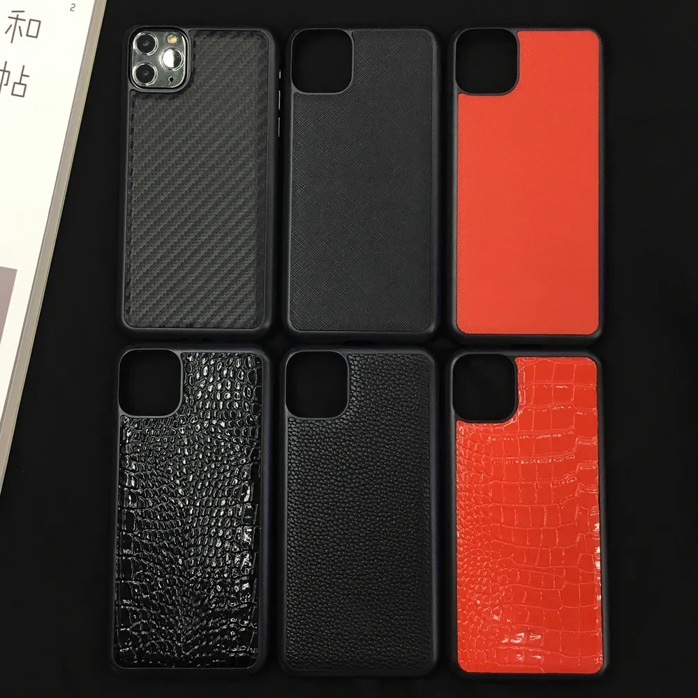 Роскошная новая марка кожаная текстура твердый пластиковый телефон MB Mobile Case для iPhone 6 6S 7 8 11 плюс X XR XS Max Man Woman Cover3210088