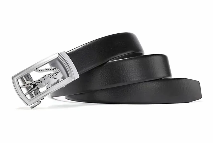 Fashion Belt äkta lädermänbälte högkvalitativa automatiska spännebälten för manliga bälte jeans ko rem 205a