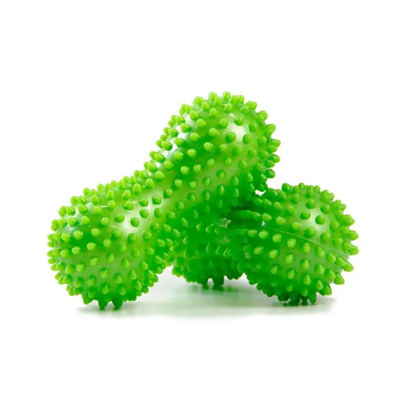 Peanut Spiky Massage Ball Roller Reflexología Muscle Gatger Punto Terapia Dolor Alivio de estrés Relájate Fitness de yoga Bola4038730